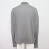 AMI Grey Merino Wool High Neck Cardigan for Men UKC042 152899111 [P]