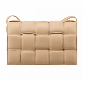 Bottega Veneta 23FW Padded Cassette Bag Almond Gold 591970 VCQR1 2700 55147349
