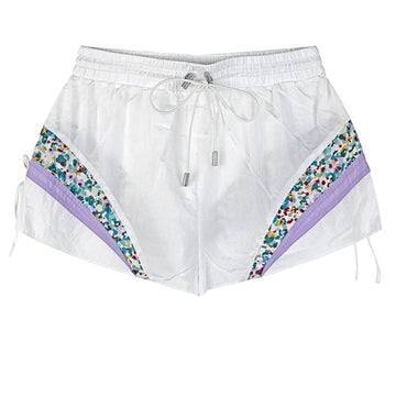 ISABEL MARANT Patchwork-Shorts Weiß 20WH 53609247
