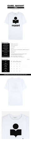 Isabel Marant 5S Zwil Women's Logo T-Shirt White TS0001FB A1N09E 20WH 130180350 [P]