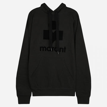 ISABEL MARANT マンセル フード スウェットシャツ フェイデッド ブラック 02FK 121852538