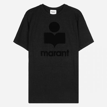 ISABEL MARANT 5S ズヴェル レディース ロゴ Tシャツ ブラック TS0001FB A1N09E 01BK 130180347