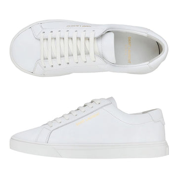 Saint Laurent Andie Women's Leather White Sneakers 606831 0M500 9030 55955016