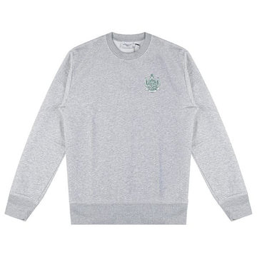 MAISON KITSUNE Herren Sweatshirt mit Logo in Hellgrau Melange KM00326KM0027 H120 52792357