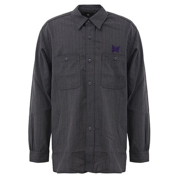 NEEDLES Arbeitshemd Charcoal LQ200 0090 43808386