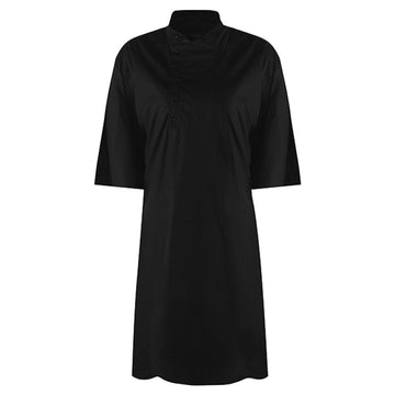 LEMAIRE Hochkragen Kleid Schwarz DR1004 LF588 BK999 53748747