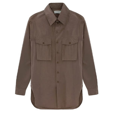 LEMAIRE Cotton Military Shirt Misty Mauve SH316 LF699 PU813 40380835