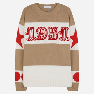 MAXMARA Dirkche Wolle Pullover Camel 2421366121600 007 115933032