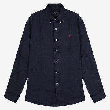 Polo Ralph Lauren 5S Men's Pony Logo Shirt Newport Navy 710966294 006 126971277