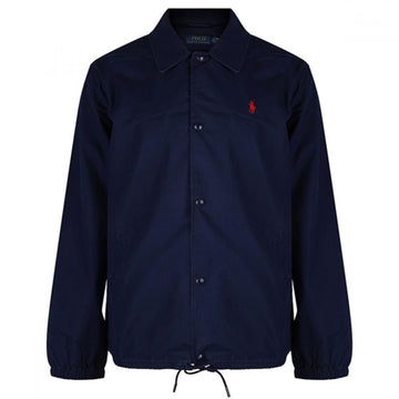 Polo Ralph Lauren Men's Logo Embroidered Coach Jacket Navy 710842968 008 60129499