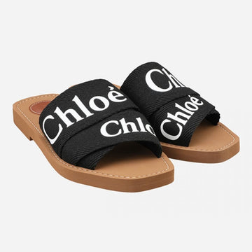 Chloe Woody Flat Mule Black 103882762