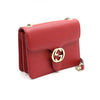 Gucci Red Interlocking Small Shoulder Bag with Gold Chain 510304 152889460 [P]