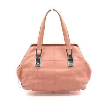CHANEL ピンク ソフト キャビア シルバー CC スクエア スティッチ トートバッグ 兼 ショルダーバッグ aa50625 152888907