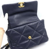 CHANEL Large Flap Chain Shoulder Bag AS1161 19 Navy 30 152892540 [P]