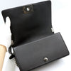 CHANEL Boy Medium Flap Silver Chain Shoulder Bag A67086 152889376 [P]
