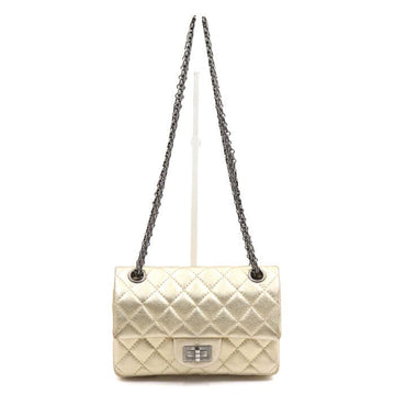 CHANEL Vintage Mini-Kalbsleder Schultertasche / Umhängetasche 2.55 AS0874 152889436