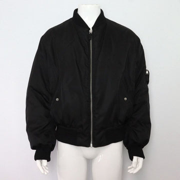 PRADA リナイロン シルバートライアングルロゴポケット バンバー オーバーサイズ ジャケット メンズ aa50771 152898880