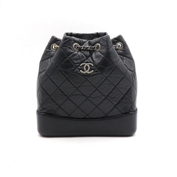 CHANEL Black Calfskin Gabriel Small Backpack A94485 152892568