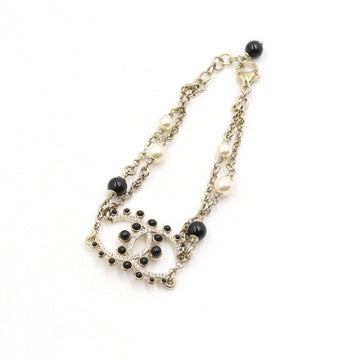 CHANEL クリスタル CC ブラックパール ゴールド女性ブレスレット 19シーズン aa50876 152895922