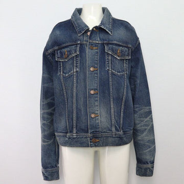 Celine Blue Moonlight Wash Denim Jacket 2Q235645M 152898265