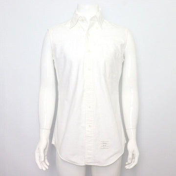 THOM BROWNE Ärmelloses Oxford-Hemd für Herren in Weiß MWL055A 152898858