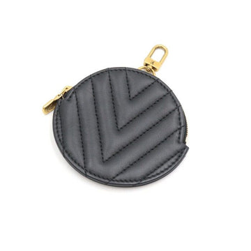 LOUIS VUITTON Schwarze New Wave Pochette Münzbörse Schlüsselanhänger 50504 152889280