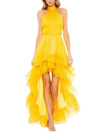 Mac Duggal Ruffle Tiered Pleated A-Line Dress 1452330824 135774777