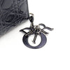 Dior Navy Patent Cannage Zip Women's Wallet aa51333 152895573 [P]