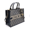 Dior Blue Oblique Leather Medium Tote Bag and Shoulder Bag 1324CZBB 152889408 [P]