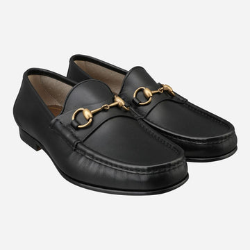GUCCI 5S Pferdegebiss Herren Loafer Schwarz 307929 BLM00 1000 136023502