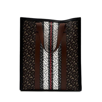 BURBERRY TBモノグラムストライプトート兼ショルダーバッグ 51625123 136040477