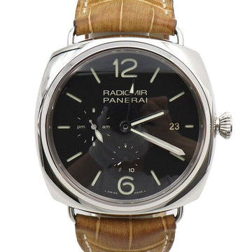 OFFICINE PANERAI ラジオミール 10デイズ GMT 自動巻き 47MM レザー バンド メンズ 腕時計 00323 152888604