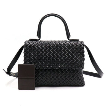 Bottega Veneta Black Intrecciato Padded Top Handle Tote Bag with Crossbody Strap 776783 152889257
