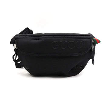 GUCCI Schwarze Nylon große Herren Gürteltasche Crossbody 804262 152889221