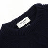 Thom Browne Navy Aran Cable Sweater 4 Bars Men's Knit aa51549 152899120 [P]