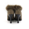 HERMES Wildleder-Plüsch Damen Stiefeletten 51820 152897815 [P]