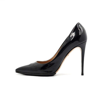 Salvatore Ferragamo Black Patent Leather Pumps Women's Shoes DS47461 152896469