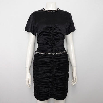 CHANEL 21 Saison Seidenmischung Raffung Tweed T-Shirt + 21 Saison Seidenmischung Raffung Tweed Rock Set AA51862 152898573