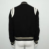 Saint Laurent Wool Bomber Black and White Teddy Jacket for Men 354718 152899006 [P]