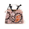 Fendi Pink Macrame PVC Peekaboo I SEE YOU Medium Tote Bag 152889251 [P]