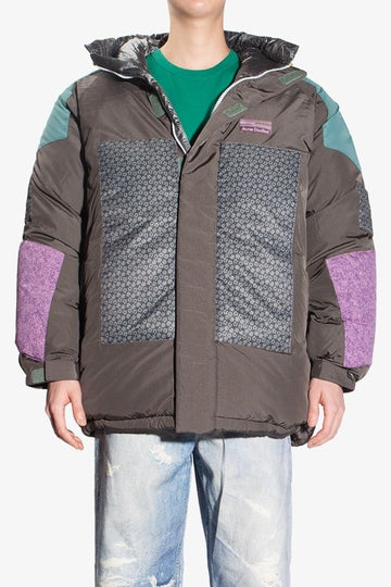 ACNE STUDIOS Rippstoff-Hoodie-Padding-Jacke 139104549