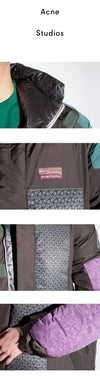 ACNE STUDIOS リップストップフーディー パディングジャケット B90644 1042 139104549 [P]
