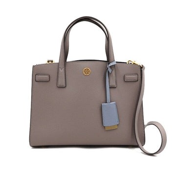 TORY BURCH Braune Leder-Arbeits-Satteltasche Klein Shopper Schultertasche 52309 152889321