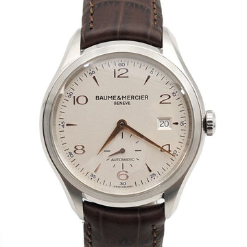 BAUME & MERCIER クリフトン オートマティック 41mm レザー バンド メンズ ウォッチ 10054 152888590