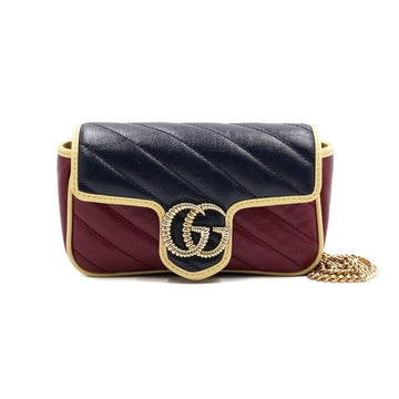 Gucci Super Mini Bag with Gold Chain Crossbody AA52613 152889450
