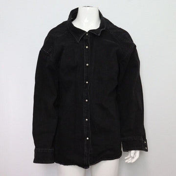 BALENCIAGA 471209 Oversized Denim Hemdbluse Jacket 152898369