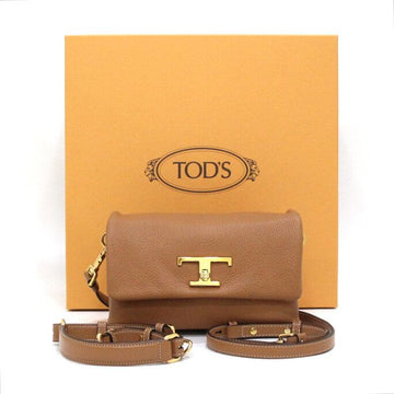 TODS タイムレス ミニ フラップ トートバッグ 兼 ショルダーバッグ aa52646 152888980