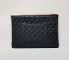 CHANEL 2.55 Vintage Calfskin Quilted Large Clutch A82726 118339220 [P]