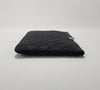 CHANEL Boy Clutch Caviar New Medium Black Silver 132979157 [P]