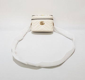 GUCCI GG Marmont Mini Top Handle Chain Crossbody Bag 699515 139980914